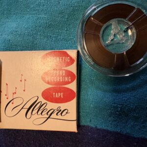 Vintage vinyl record and cover for Allegro, a classical music label.